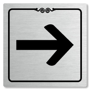 Šipka, 80x80mm, stříbrná, Texas